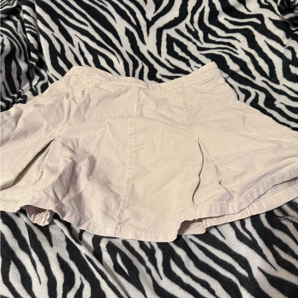 BDG Beige Corduroy Skirt